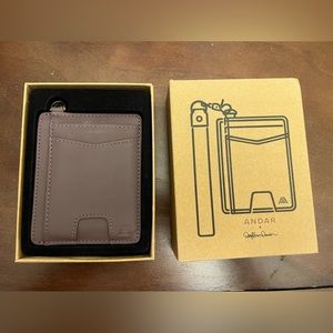 Andar Denner Wallet in Plum